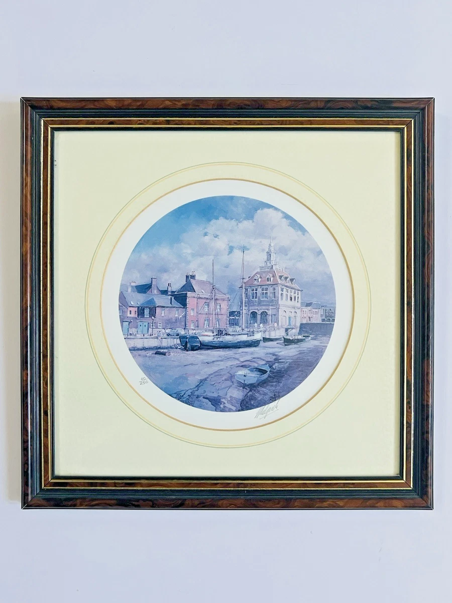 Ancienne Toile Peinture à L Huile 19 Ème Siècle Paysage Scène Paysanne