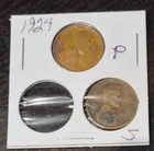 1924 P, 1924 S Lincoln wheat cent