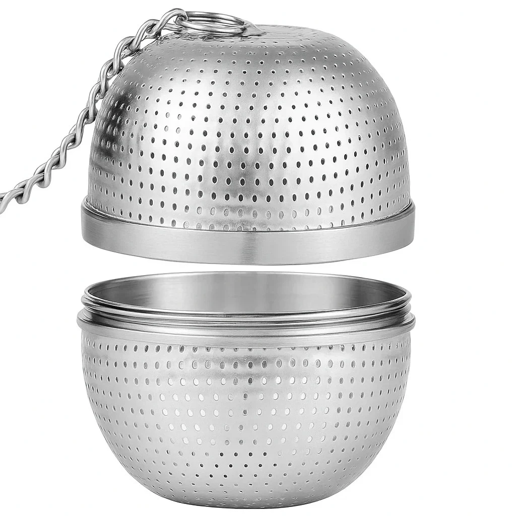 Premium Tea and Spice Infuser – Fine Mesh with Threaded Closure, Reusable
Opens in a new window or t