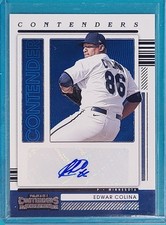 2021 Panini Contenders Autographs #CA-EC Edwar Colina Twins Baseball Card D