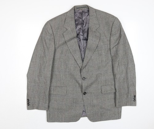 Blazer uomo Odermark grigio lana a quadri 40S - Foto 1 di 12