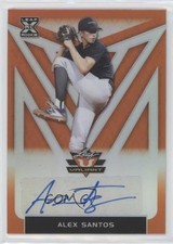 2020 Leaf Valiant Orange Prismatic 55/75 Alex Santos #BA-AS2 Auto 0w8