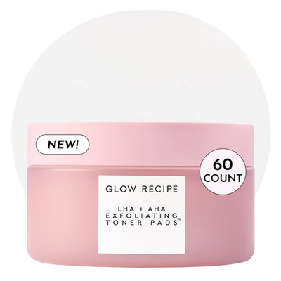 LHA + AHA Toner Pads - Korean Exfoliating Toner for Face - Pore Minimizer - Hydr