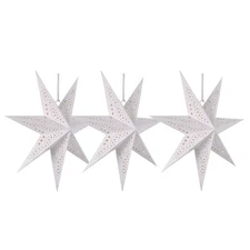 3 Pcs Star Shaped Light Shade Hanging Decorations Lamp Lamps Shades