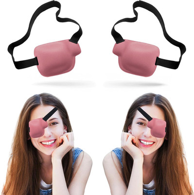 Eye Patches for Adults and Kids, 2 Pcs 3D Eye Patch Adjustable Medical Eyepatch