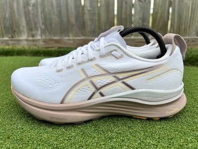 ASICS Gel-Kayano 32 Women s Road Running Shoes Size 9 White/Orange Glow