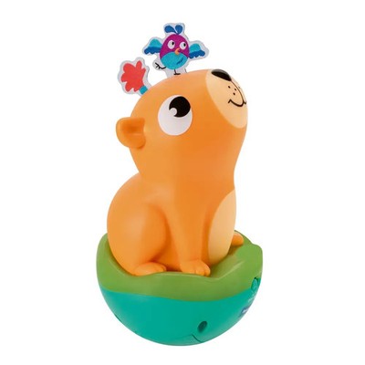 Ravensburger 4874 Play+ Musikalischer Stehauf-Kreisel: Capybara, Roly-Poly, Steh