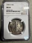 1945-S Walking Liberty Half Dollar NGC MS64