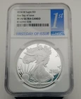 2024-W Silver American Eagle Dollar NGC PF 70 Ultra Cameo 1st Day Of Issue
