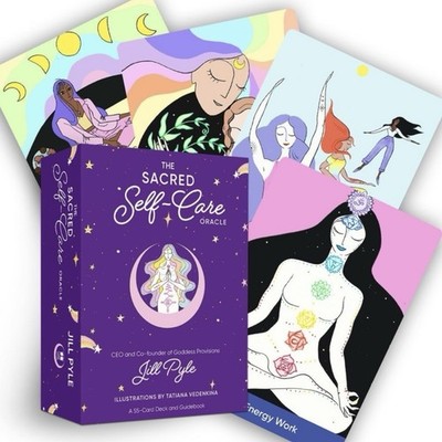 The Sacred Self-Care Oracle - Complete 55 Card Deck & Guidebook - Jill Pyle