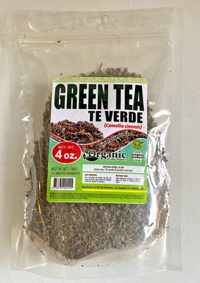 Té Verde / Green Tea 4oz - Organic Mexican Herbal Tea/ Té Natural de Hierbas
