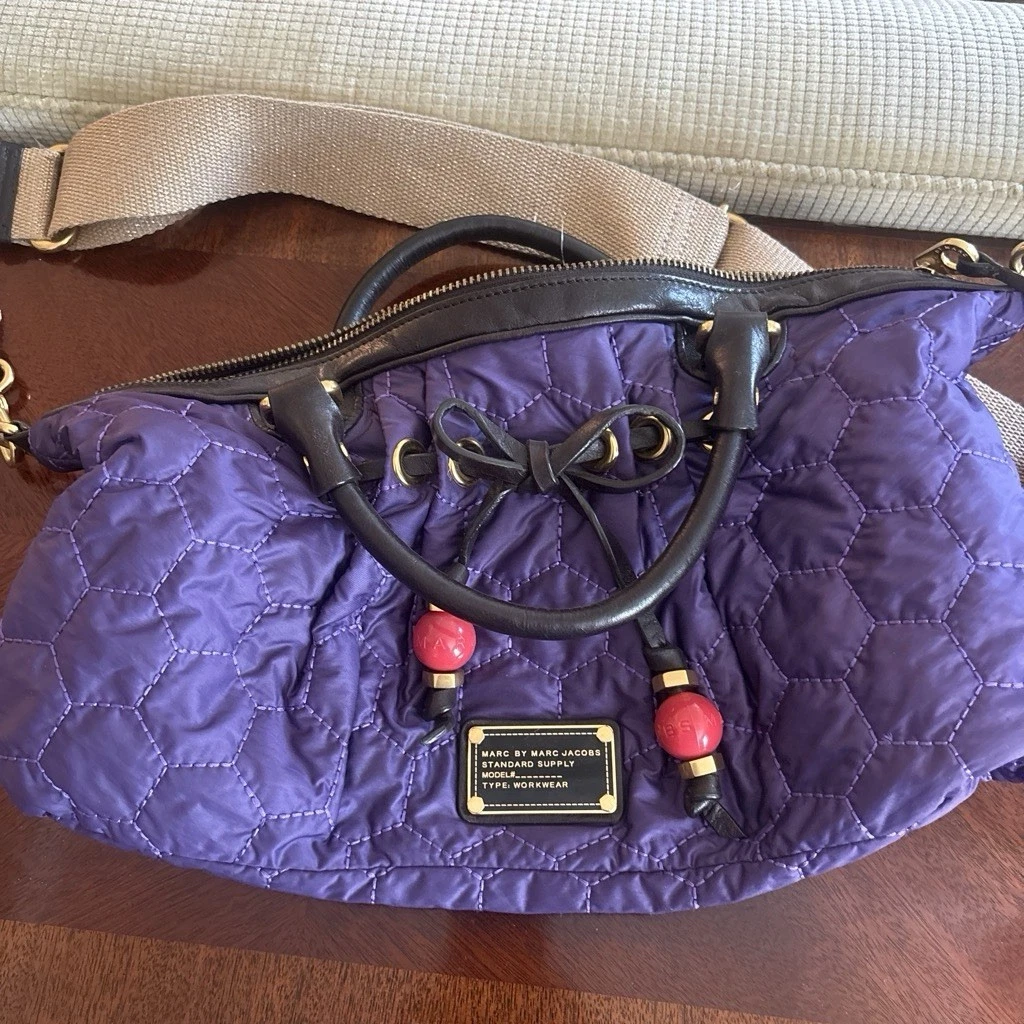 Marc by Marc Jacobs Satchel/Top Handle Bag Purple Bags & Handbags