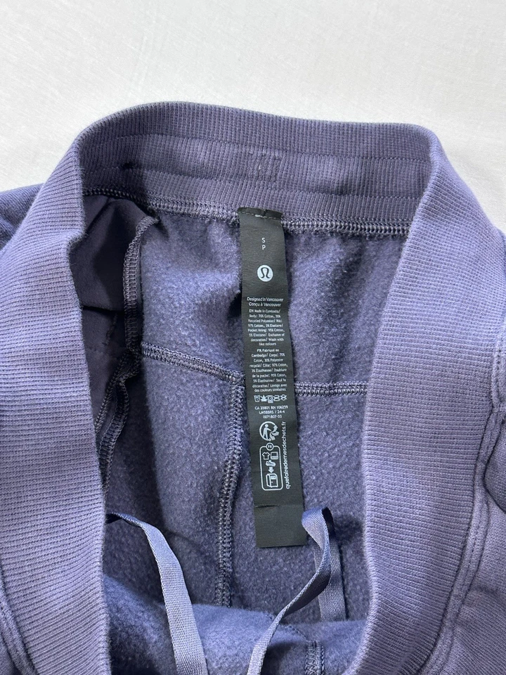 Брюки Lululemon мужские маленькие фиолетовые спортивные штаны на молнии карман (30/28) - Изображение 4 из 4