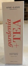 One Love Organics Gardenia + Tea Antioxidant Body Serum 4 oz NIB Exp 05/27
