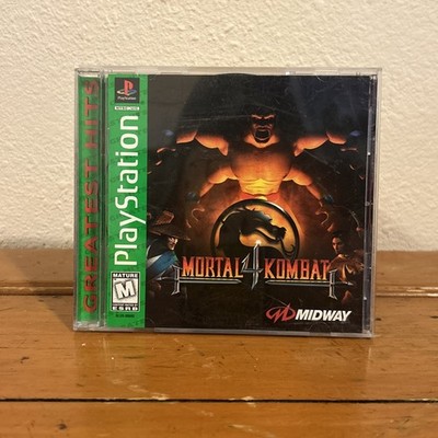 Mortal Kombat 4 (Sony PlayStation 1, 1997) PS1 CIB W/Manual