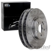 2X Eurobrake Bremsscheiben 320Mm BelÜFtet Vorne Passend FÜR MERCEDES-BENZ