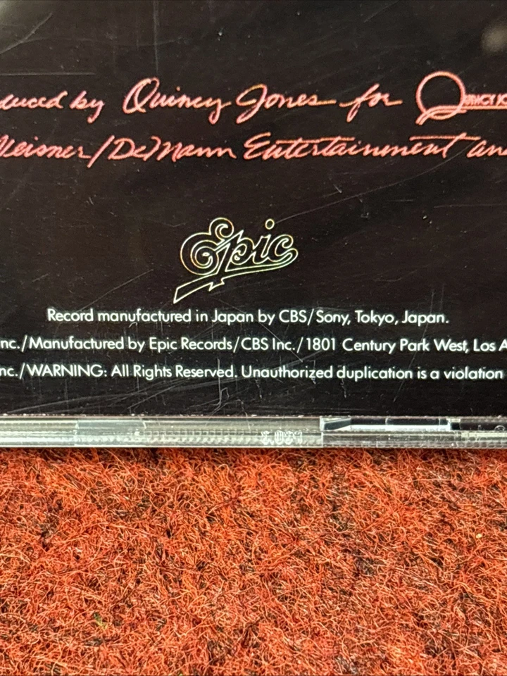 MICHAEL JACKSON THRILLER JAPAN CD BILLIE JEAN BEAT IT PYT HUMAN NATURE THE GIRL - Image 3 of 4