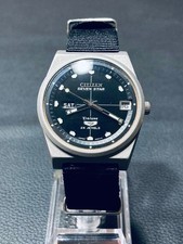 CITIZEN Seven Star Deluxe Watch Shot Blast Finish Custom Titanium Look