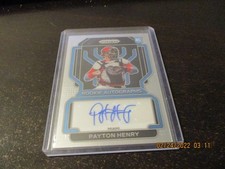 payton henry rookie auto 2022 prizm