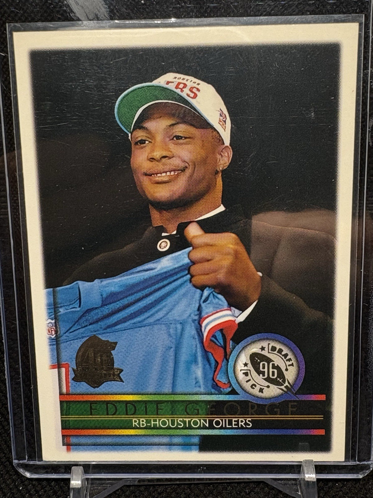 1996 Topps Chrome Eddie George #162 (RC) Oilers