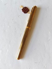 Title: Parker Athene Fountain Pen 18K Gold Nib Black Resin Vintage Writing Inst
