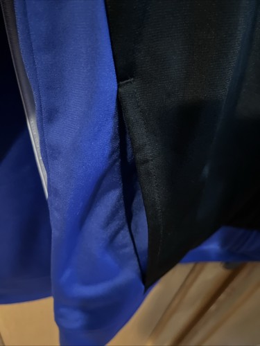 Adidas Jugend Trainingsjacke Größe Large 14/16 blau schwarz AP5572 - Bild 5 von 10