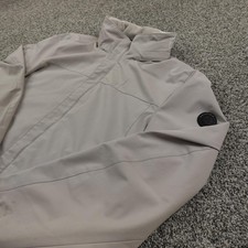 Nautica Jacket Mens M Gray Softshell Water Re...
