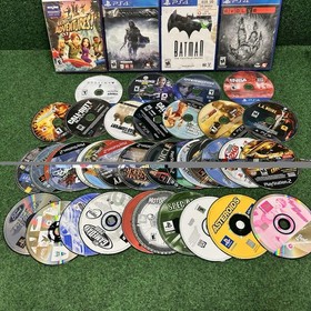 Huge 121 Video Game Lot UNTESTED AS IS- Wii Nintendo PlayStation Xbox PS4 PS1