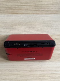 Nintendo 3DS XL Red/Black - Includes Stylus, Case + 3 Games