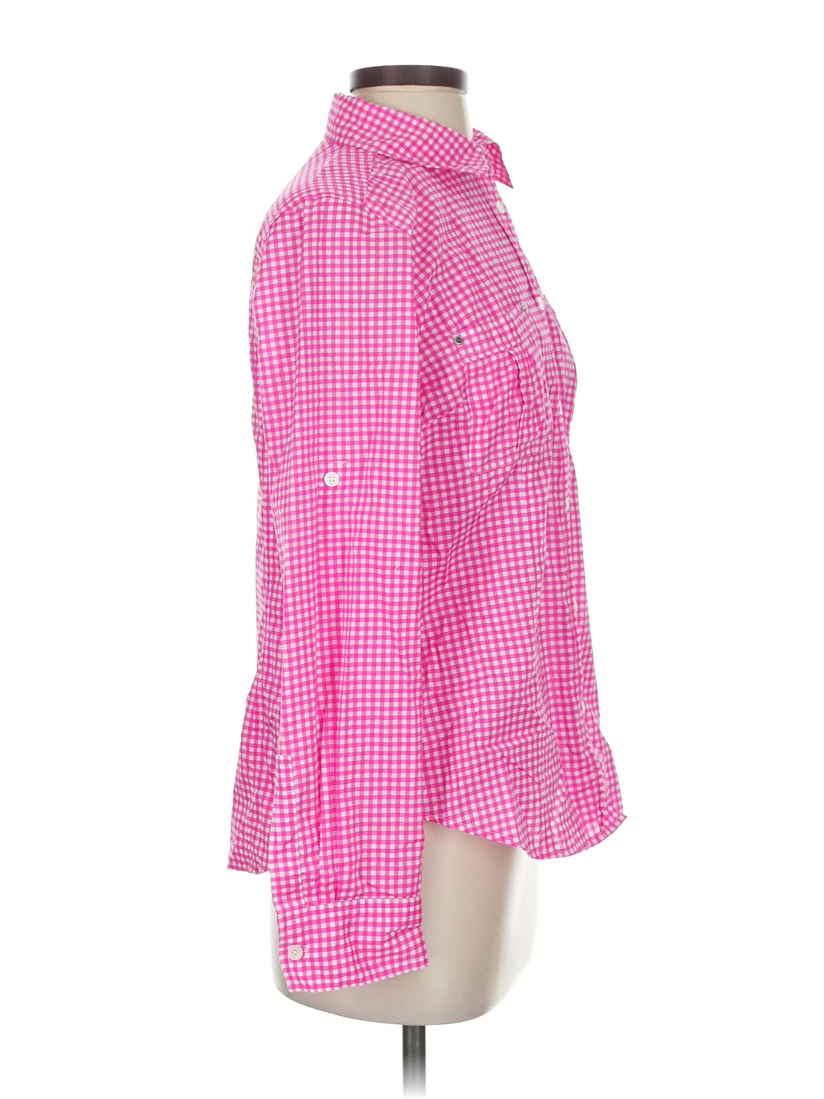 MICHAEL Michael Kors Women Pink Long Sleeve Blouse S thumbnail 3