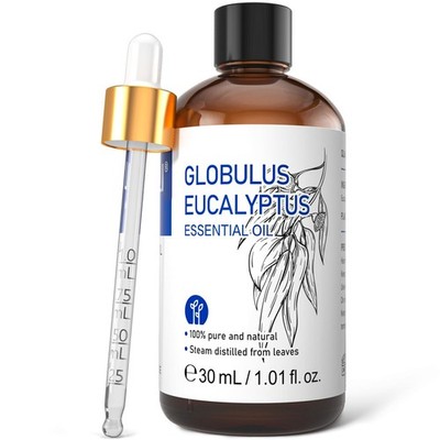 HIQILI Eucalyptus Essential Oil 1 Fl Oz, 100% Pure Natural Therapeutic Grade,...
