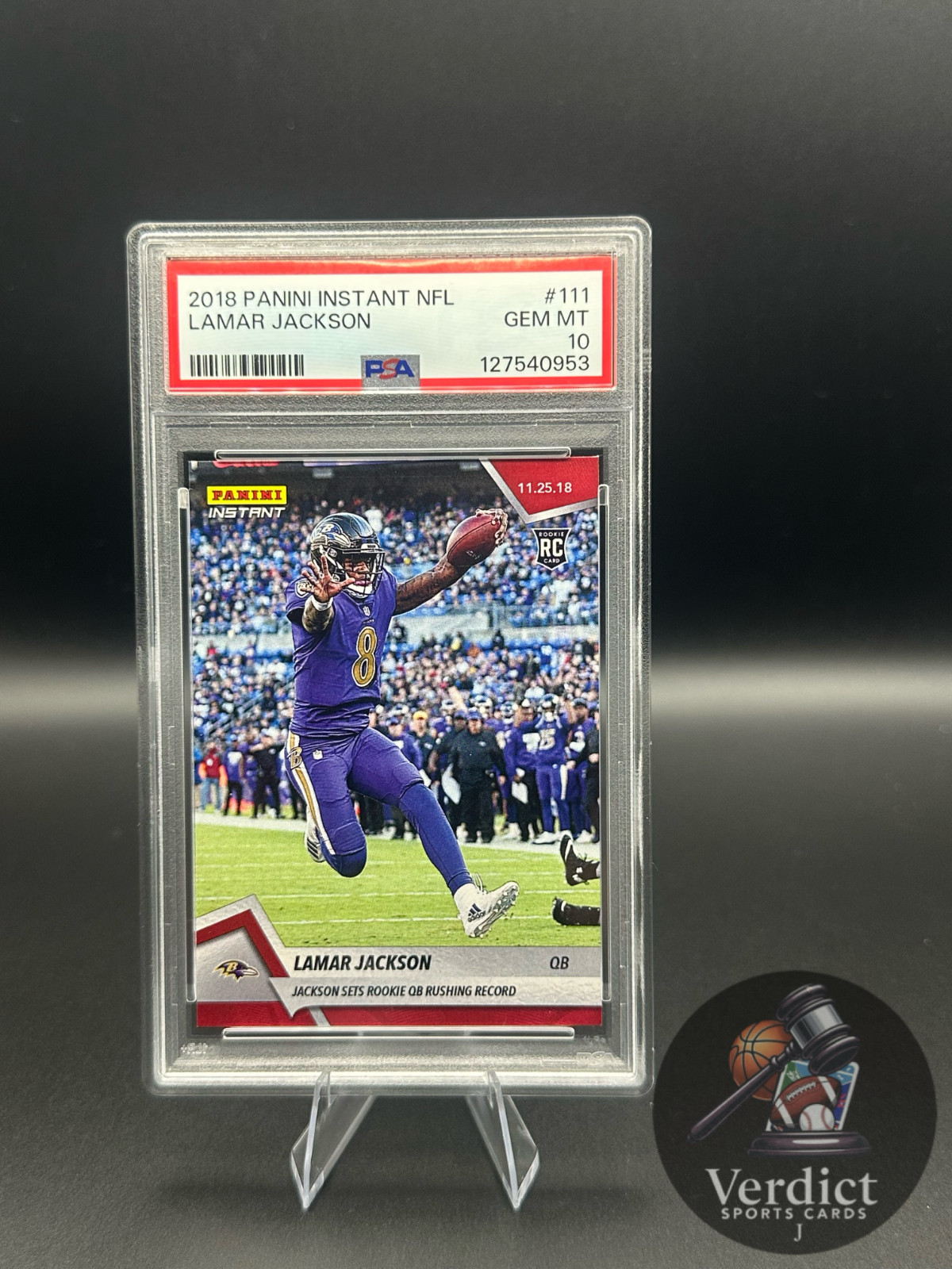 Lamar Jackson Panini Instant NFL #111 Base