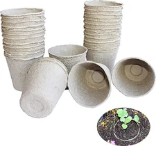 Nursery Peat Pots, Seed Starting Planters, Seed Starter Cups, Seed Germinating 