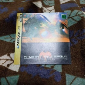 Sega Saturn Radiant Silvergun Game Japanese Import w/Obi Manual RARE