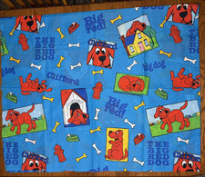 New Clifford The Big Red Dog Toddler Flat Bed Sheet Scholastic VTG 2001 DanRiver