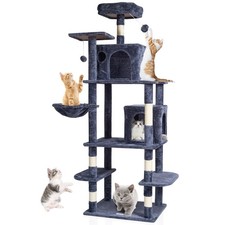 Cat Tree for Indoor Cats,68.5" Cat Tower with 2 Cat Condos,Sisal Scratching Pos