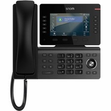 Snom D815 IP Phone Corded/Cordless Wi-Fi 3 Desktop Stand Mountable Black