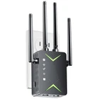 WiFi Extender Signal Booster for Home, Long Range Wireless Internet Black