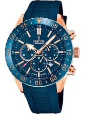 Festina F20516/1 Ceramic Chronograph Mens Watch 44mm 10ATM