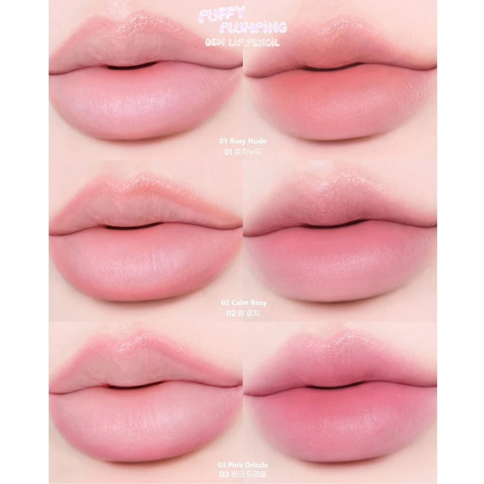 PERIPERA Puffy Plumping Dew Lip Pencil 0.7g 6Colors 2025 NEW K-Beauty - Image 4 of 4