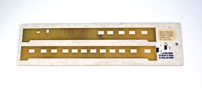 #ad #ad Brass Car Sides HO Scale Great Northern Empire Builder Ranch Lounge Coffee #988 $28.00