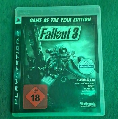 Fallout 3 GOTY Edition Sony PlayStation 3 - PS3, OVP, Anleitung