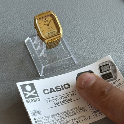 Casio Watch Ring Collection 1st Edition Non-Working Figure AQ-230 Gashapon