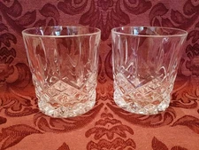 Waterford Marquis Markham 3-3/4"Double Old Fashioned Glasses-Set of 2-Very Nice!