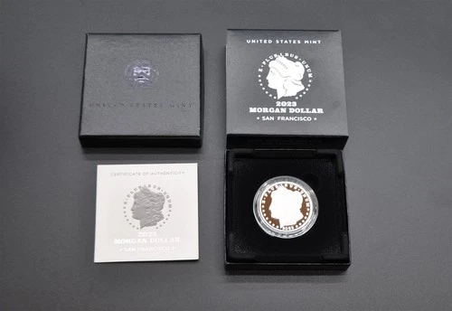 2023 Morgan Silver $1 Dollar Proof Coin 23XF US Mint COA & OGP In Hand