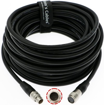 Hirose 20 Pin Stecker Buchse Exts. Kabel für Canon CN-E18-80mm Objektiv FPD-400D