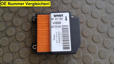 Steuergerät Airbag Smart smart & pure MC 01 0001211V007 12 Monate Garantie