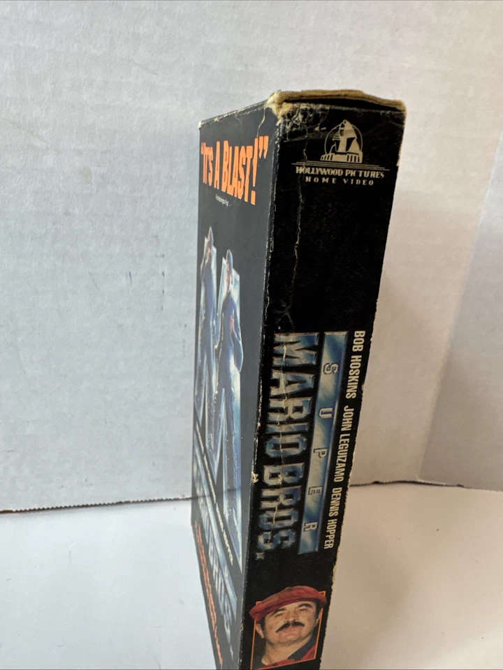 Super Mario Bros Movie VHS 1993 Live Action Nintendo Bob Hoskins Tested Rare - Image 3 of 4