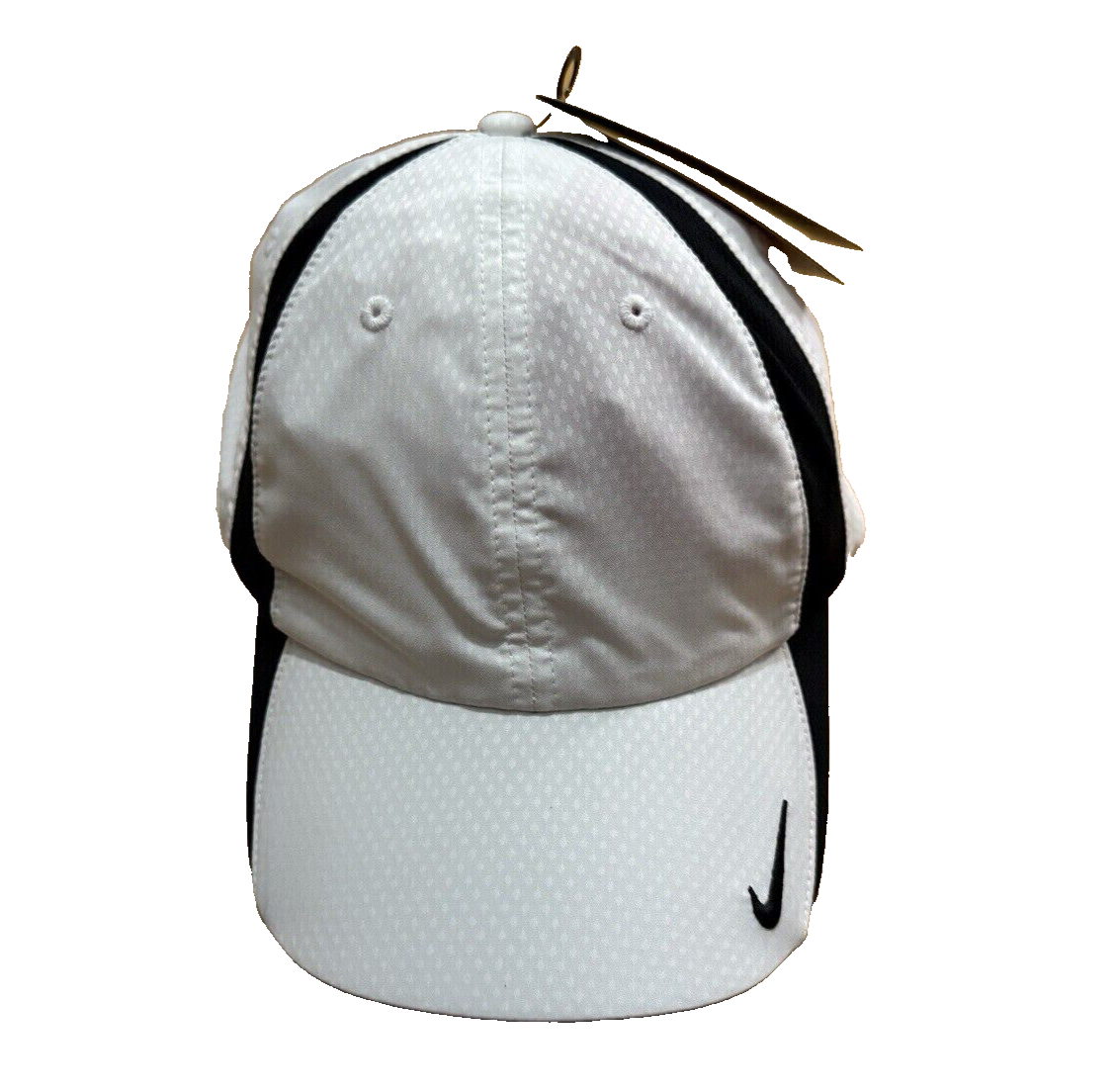 Nike Golf Club Dri Fit Hat M / L Deconstructed Strapback White
