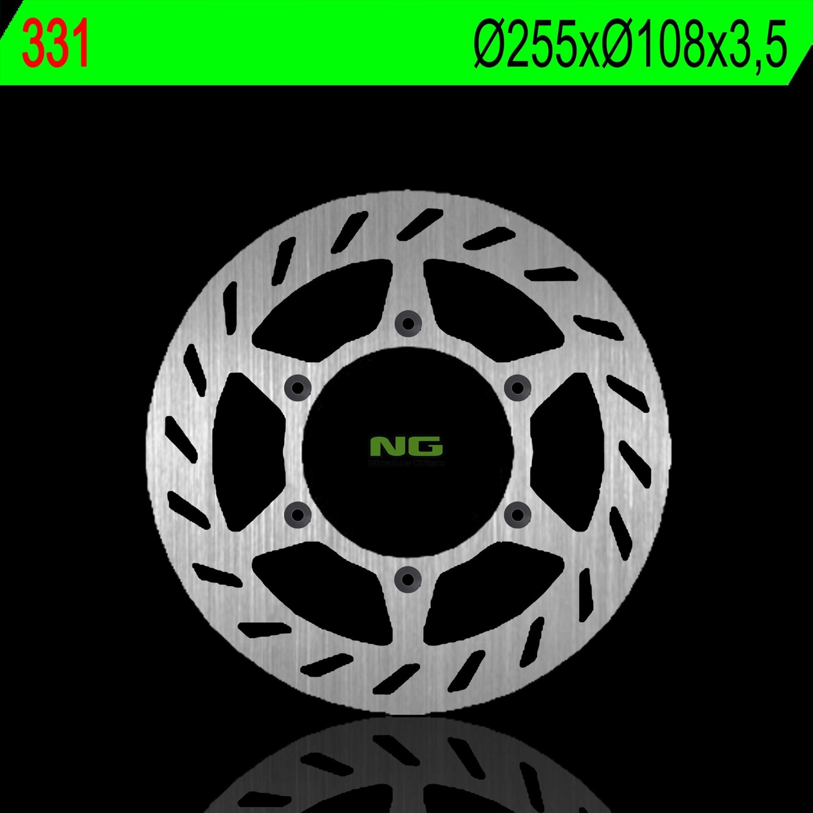 Disque de frein avant NG haute performance pour AJP PR4 200 acier inoxydable usiné de précision